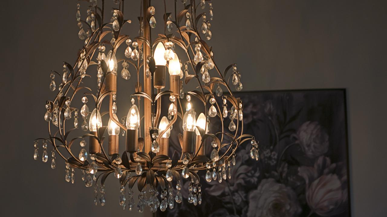 Living room chandelier