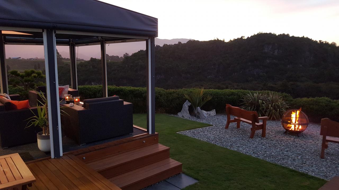 Enjoy an outdoor fire