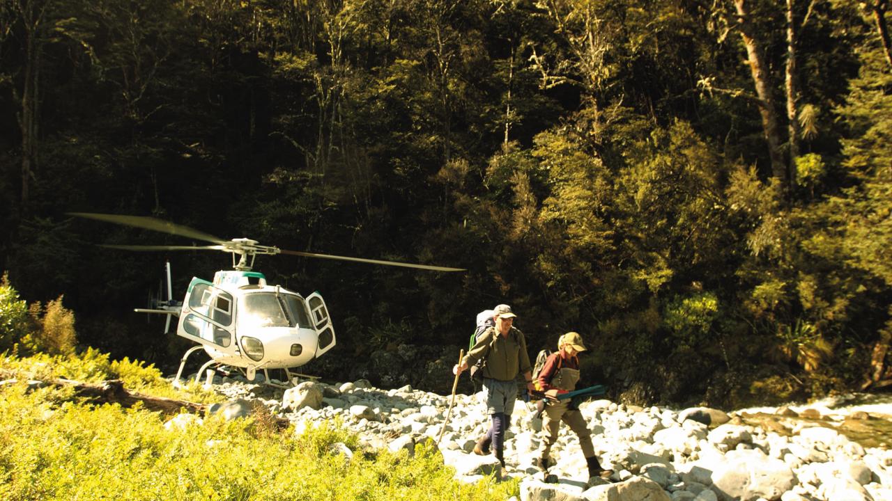 Heli-Fishing from Tongariro Lodge, North Island
