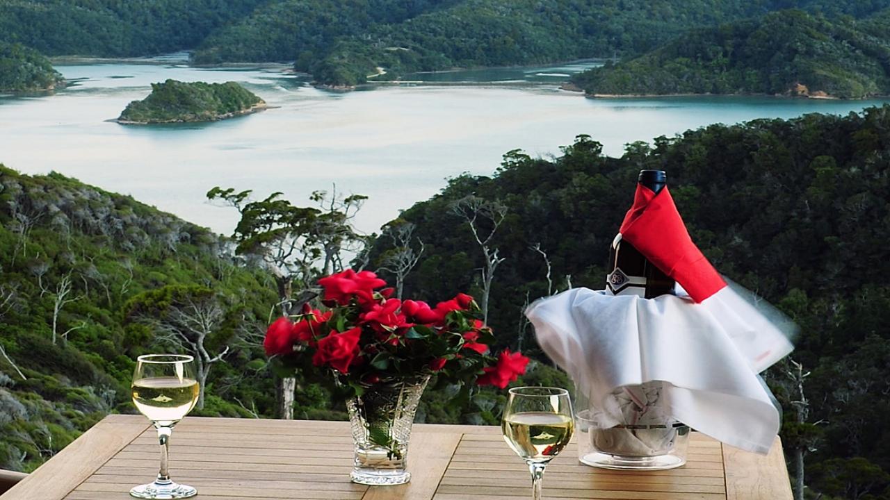 View from Lodge Room to Marine Reserve 