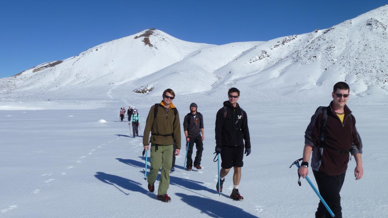 Guided tongariro crossing hotsell