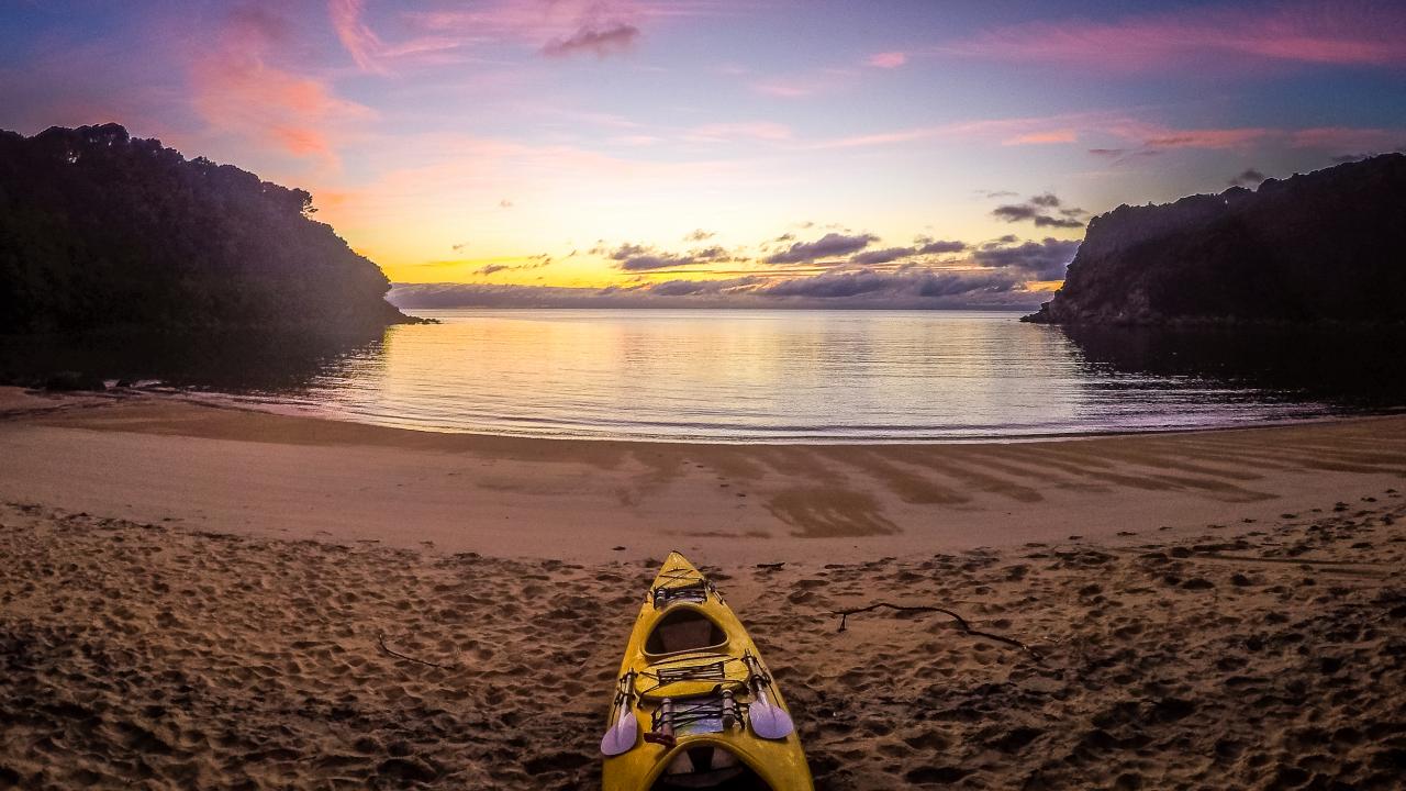 Sunrise kayaking
