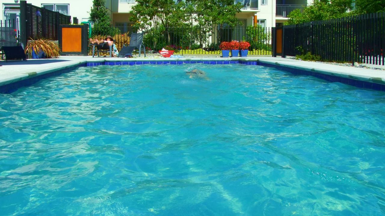 Relax in our swimming pool, heated in season