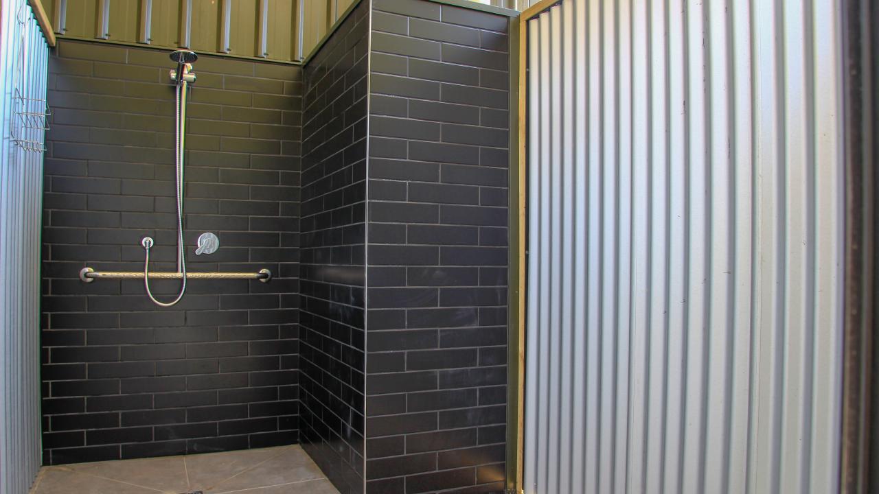 Camp Epic showers