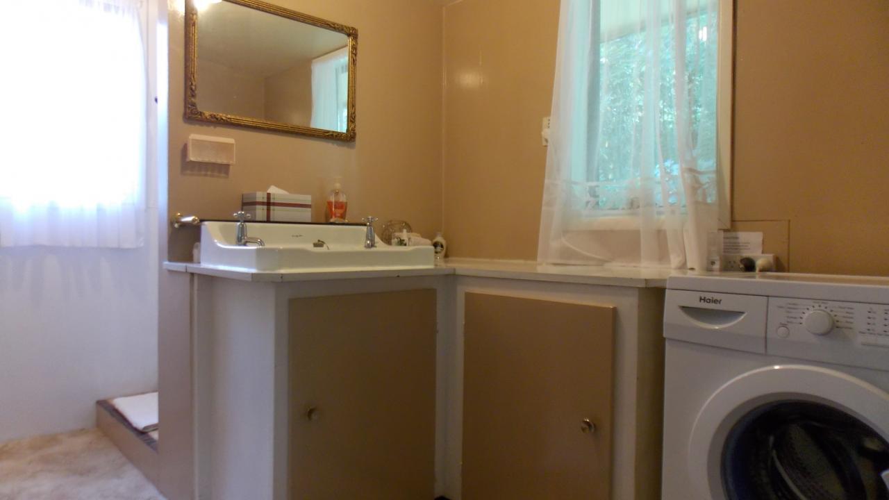 Shower/vanity area