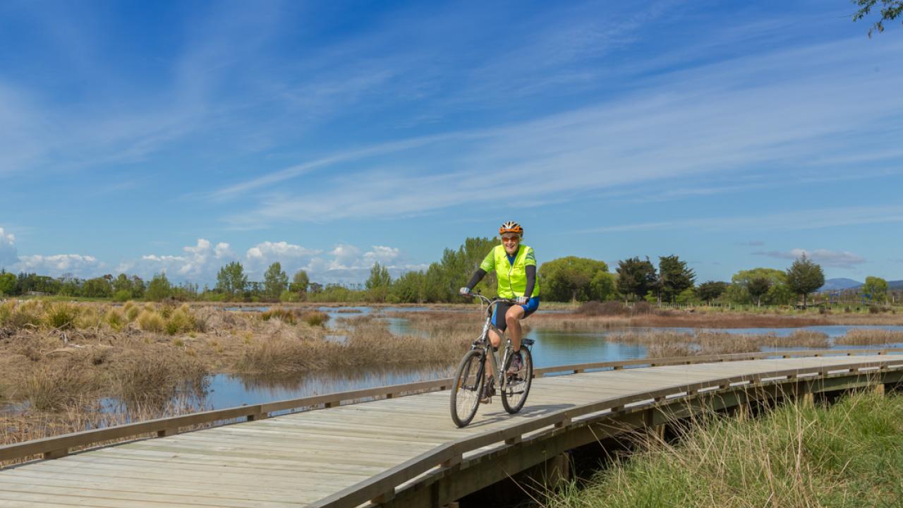 Boardwalk on the Great Taste Trail