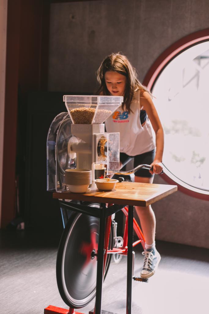 Make your own Peanut Butter on our bike.