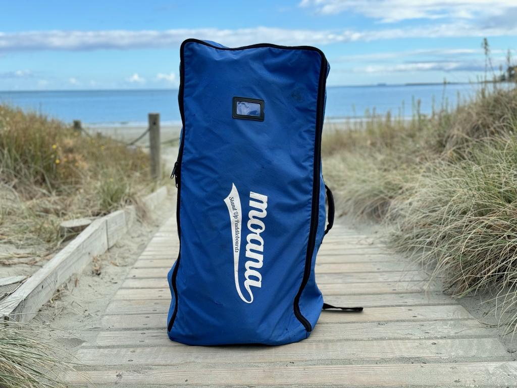 Multiday paddleboard hire with board, paddle, backpack, pump, leash and phone case to take with you on your adventures.
