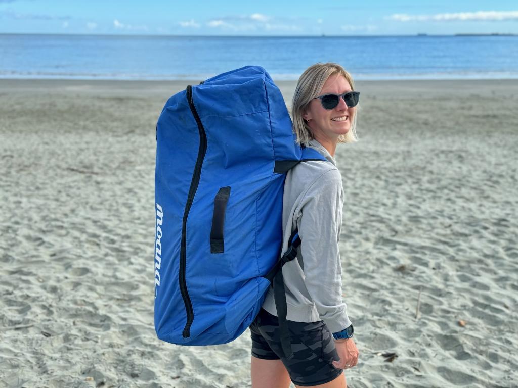 Carry your inflatable board to some stunning locations across the Nelson Tasman region with this backpack style carry bag.