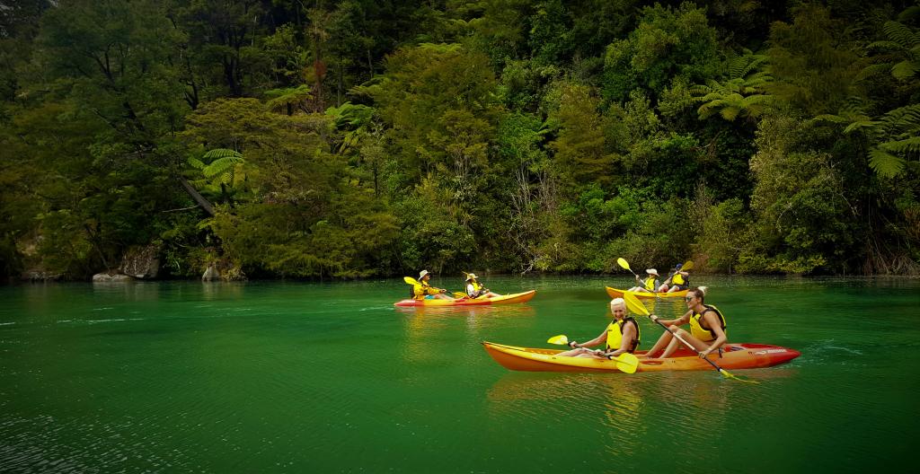 Kayak into the rivers and estuaries.